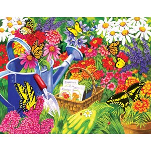 SunsOut (62902) - Nancy Wernersbach: "A Home for Butterflies" - 1000 pieces puzzle