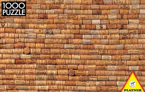 Piatnik (543647) - "Wine Corks" - 1000 pieces puzzle