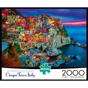 Buffalo Games (2034) - "Cinque Terre" - 2000 pieces puzzle