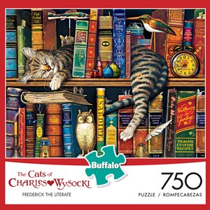 Buffalo Games (17077) - Charles Wysocki: "Frederick the Literate" - 750 pieces puzzle