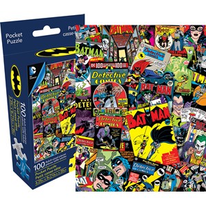 Aquarius (61106) - "DC Comics Batman Collage (Mini)" - 100 pieces puzzle