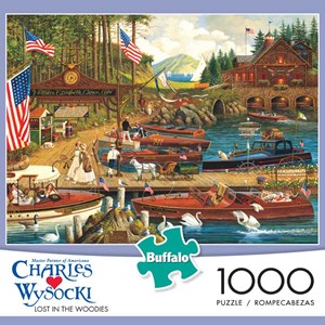 Buffalo Games (11426) - Charles Wysocki: "Lost in the Woodies" - 1000 pieces puzzle