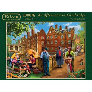 Falcon (11129) - "Afternoon in Cambridge" - 1000 pieces puzzle