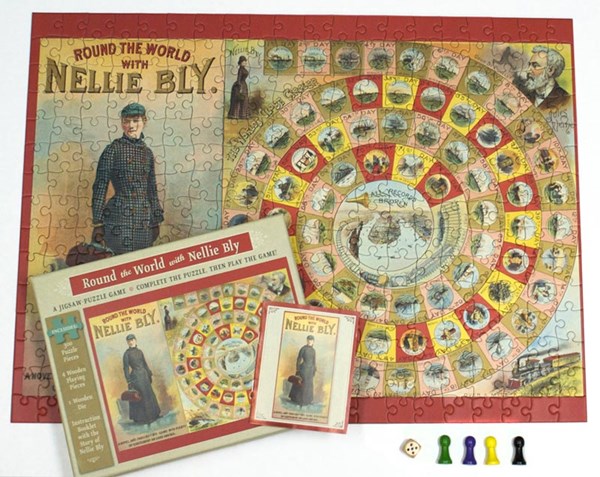 Pomegranate (AA741) - "Round the World with Nellie Bly" - 300 pieces puzzle
