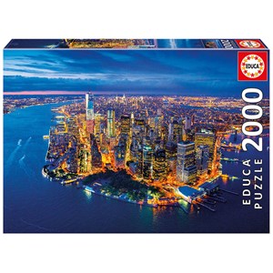 Educa (16773) - "New York Aerial View" - 2000 pieces puzzle