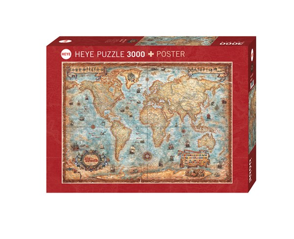 Heye (29275) - "The World" - 3000 pieces puzzle