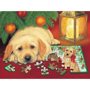 SunsOut (59406) - Avril Haynes: "A Puzzle for Christmas" - 500 pieces puzzle