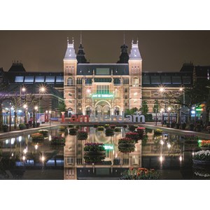 Jumbo (18351) - "Rijksmuseum By Night" - 1000 pieces puzzle