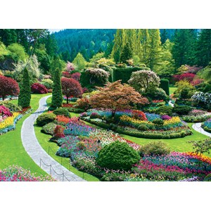 Eurographics (6000-0700) - "The Butchart Gardens Sunken Garden" - 1000 pieces puzzle