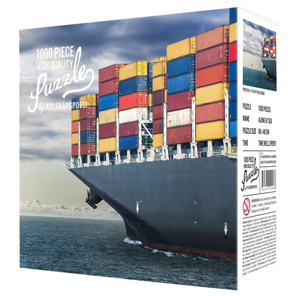 Kylskåpspoesi (00488) - "Alone at Sea" - 1000 pieces puzzle