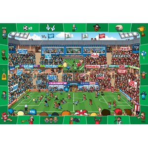 Eurographics (6100-0476) - "Soccer" - 100 pieces puzzle