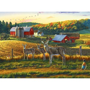 Buffalo Games (11238) - Darrell Bush: "Harvest Time" - 1000 pieces puzzle
