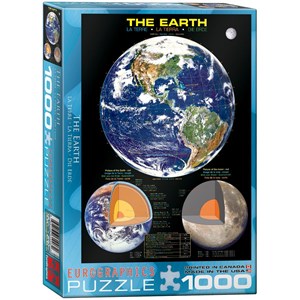 Eurographics (6000-1003) - "The Earth" - 1000 pieces puzzle