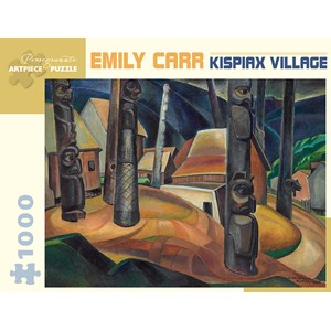 Pomegranate (AA925) - Emily Carr: "Kispiax Village" - 1000 pieces puzzle