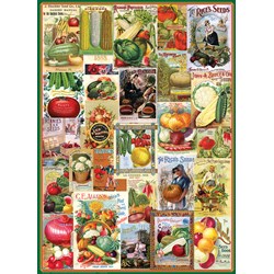 Eurographics (6000-0817) - "Vegetables Seed Catalogue Collection" - 1000 pieces puzzle