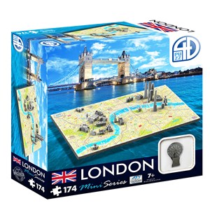 4D Cityscape (70002) - "4D Mini London" - 174 pieces puzzle