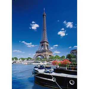 Clementoni (30302) - "Eiffel Tower Boat View" - 500 pieces puzzle