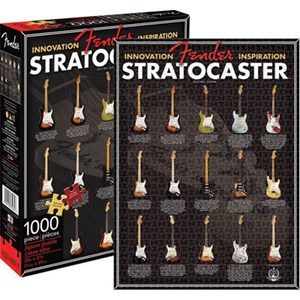 Aquarius (65236) - "Fender - Stratocaster Evolution" - 1000 pieces puzzle