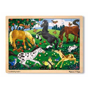 Melissa and Doug (3801) - "Frolicking Horses" - 48 pieces puzzle