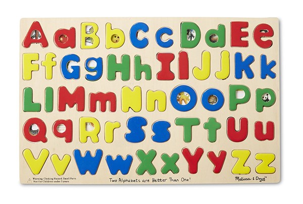 Melissa and Doug (47) - "Upper & Lowercase Alphabet" - 56 pieces puzzle