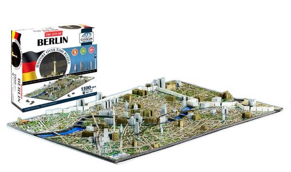 4D Cityscape (40022) - Berlin - 1300 pieces puzzle