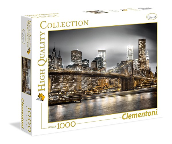 Clementoni (39366) - "New York Skyline" - 1000 pieces puzzle