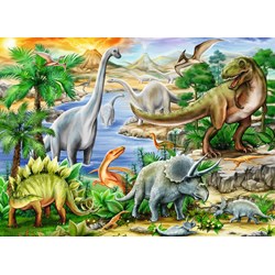 Ravensburger (09621) - "Prehistoric Life" - 60 pieces puzzle