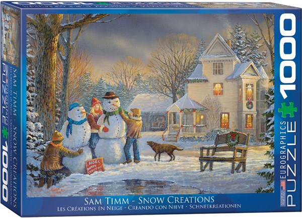 Eurographics (6000-0607) - Sam Timm: "Snow Creations" - 1000 pieces puzzle