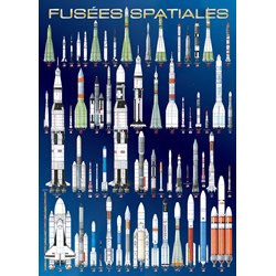 Eurographics (6000-1015) - "International Space Rockets" - 1000 pieces puzzle