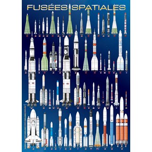 Eurographics (6000-1015) - "International Space Rockets" - 1000 pieces puzzle