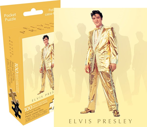 Aquarius (61117) - "Elvis Gold (Mini)" - 100 pieces puzzle