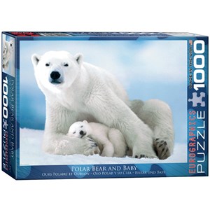 Eurographics (6000-1198) - "Polar Bear and Baby" - 1000 pieces puzzle