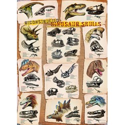 Eurographics (6000-0096) - "Reconstructed Dinosaur Skulls" - 1000 pieces puzzle
