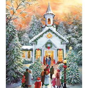 SunsOut (45407) - "Silent Night Gathering" - 1000 pieces puzzle