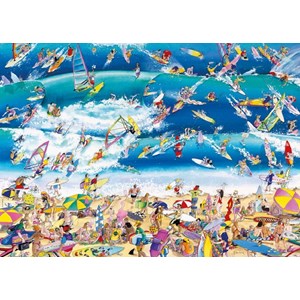 Heye (29703) - Roger Blachon: "Surfing" - 1000 pieces puzzle