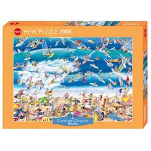 Heye (29703) - Roger Blachon: "Surfing" - 1000 pieces puzzle