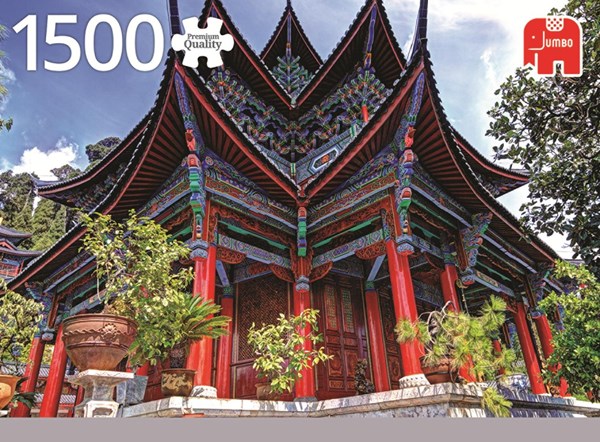 Jumbo (18584) - "Chinese Temple" - 1500 pieces puzzle