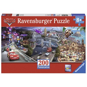 Ravensburger (12827) - "Cars 2" - 200 pieces puzzle