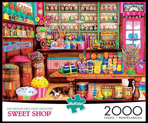Buffalo Games (2049) - Aimee Stewart: "Sweet Shop" - 2000 pieces puzzle