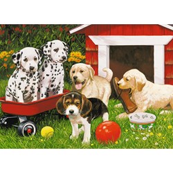 Ravensburger (09526) - "Puppy Party" - 60 pieces puzzle