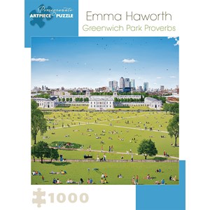 Pomegranate (AA921) - Emma Haworth: "Greenwich Park Proverbs" - 1000 pieces puzzle