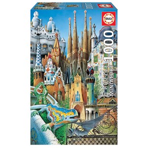 Educa (11874) - "Collage Gaudi" - 1000 pieces puzzle