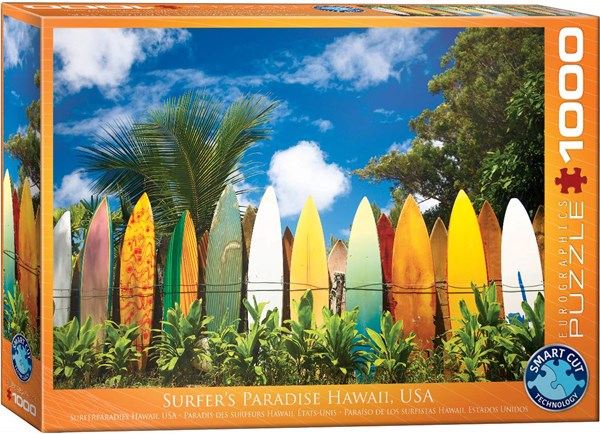 Eurographics (6000-0550) - "Surfer's Paradise, HI" - 1000 pieces puzzle