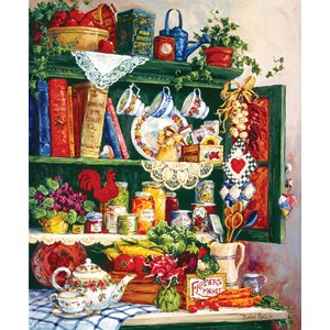 SunsOut (31391) - Barbara Mock: "Grandma's Cupboard" - 1000 pieces puzzle