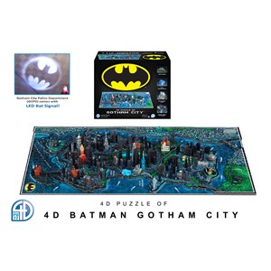 4D Cityscape (51104) - "4D Batman Gotham City" - 1000 pieces puzzle
