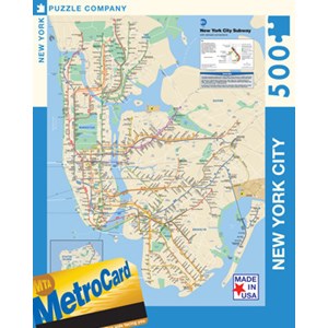New York Puzzle Co (SW101) - "NYC Subway" - 500 pieces puzzle