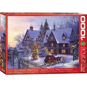 Eurographics (6000-0428) - Dominic Davison: "Home for the Holidays" - 1000 pieces puzzle