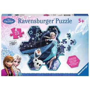 Ravensburger (13641) - "Elsa's Snowflake" - 73 pieces puzzle