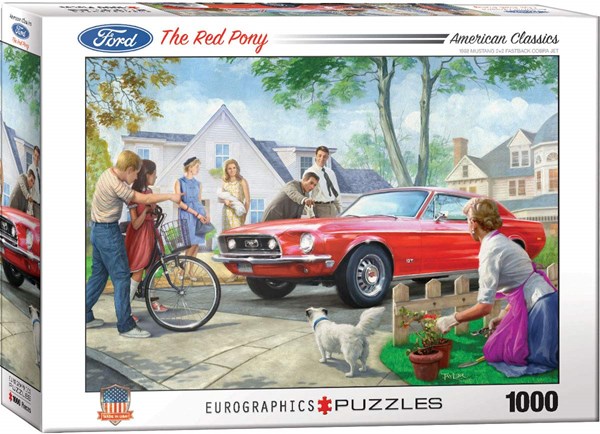 Eurographics (6000-0956) - "The Red Pony" - 1000 pieces puzzle