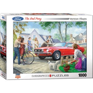 Eurographics (6000-0956) - "The Red Pony" - 1000 pieces puzzle